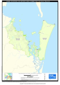 Map of Brisbane Bayside Area