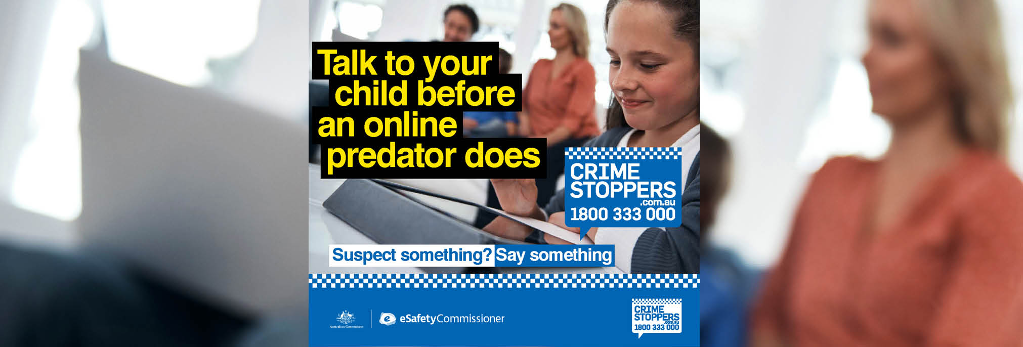Talk to your child before an online predator does